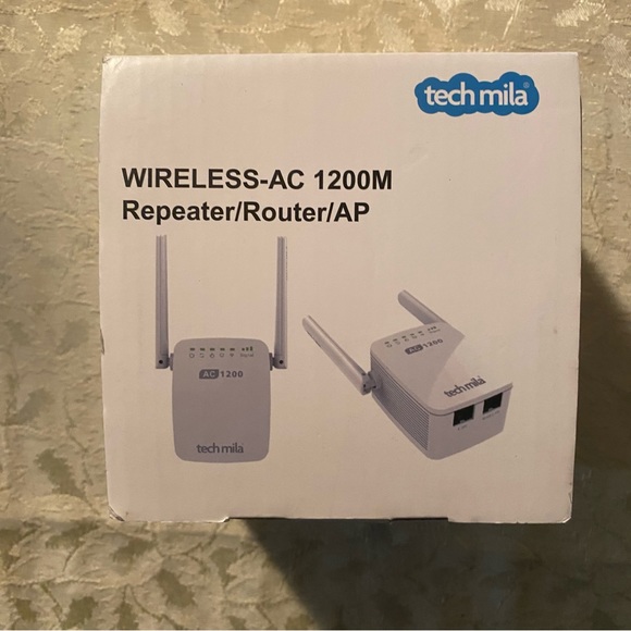 Tech Mila Wireless AC 1200M Repeater/Router/AP - Picture 1 of 4
